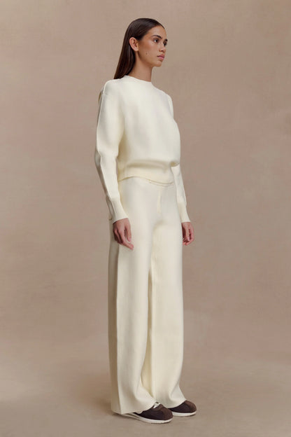 Braxton Cozy Knit Jumper Ivory