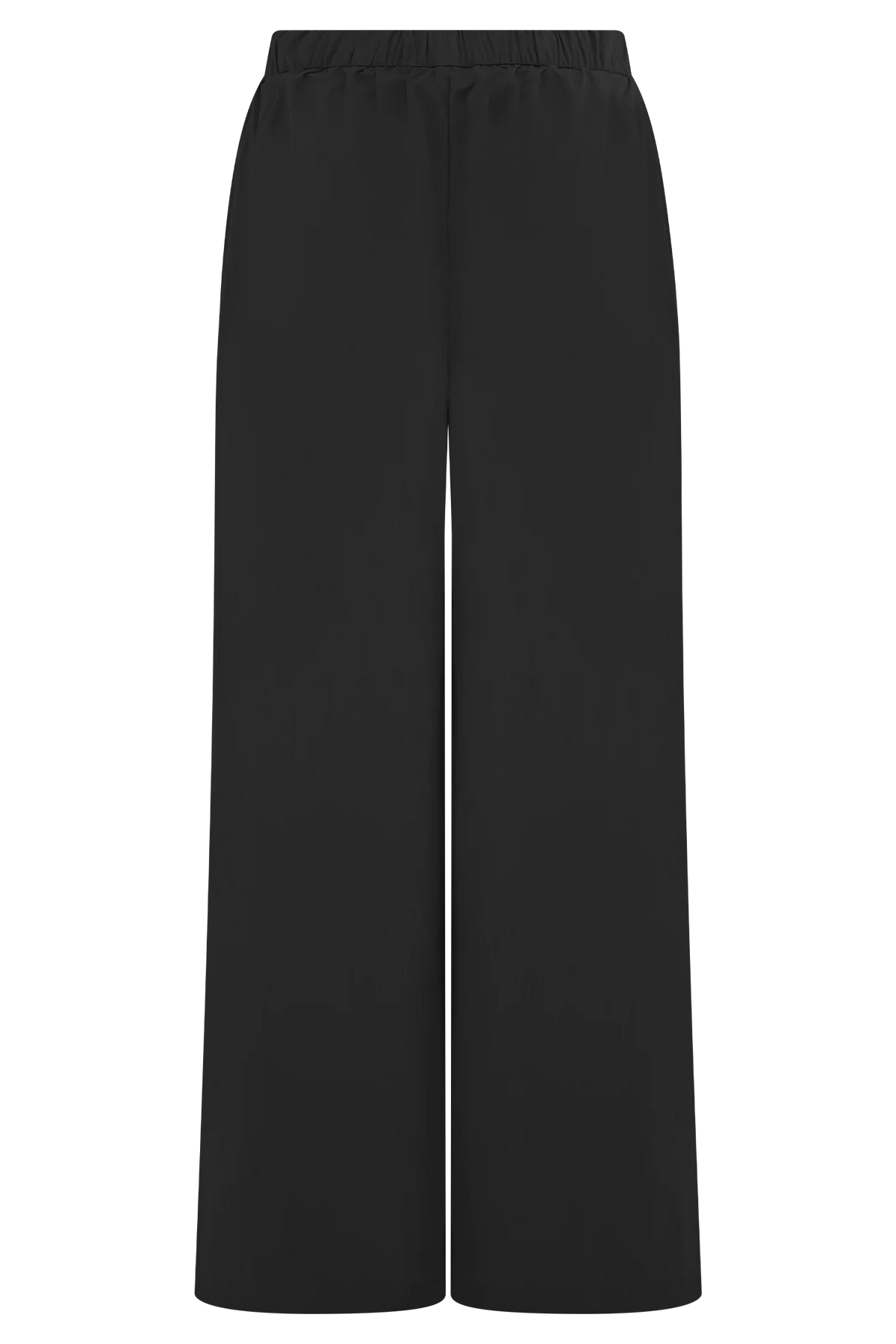 Campbell Cotton Wide Leg Pants Black