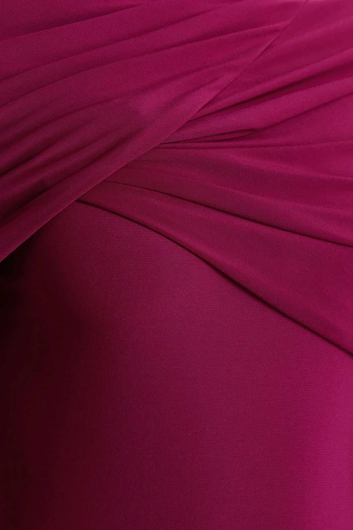 Aneira Burgundy High Neck Maxi Dress With Cape Sleeves