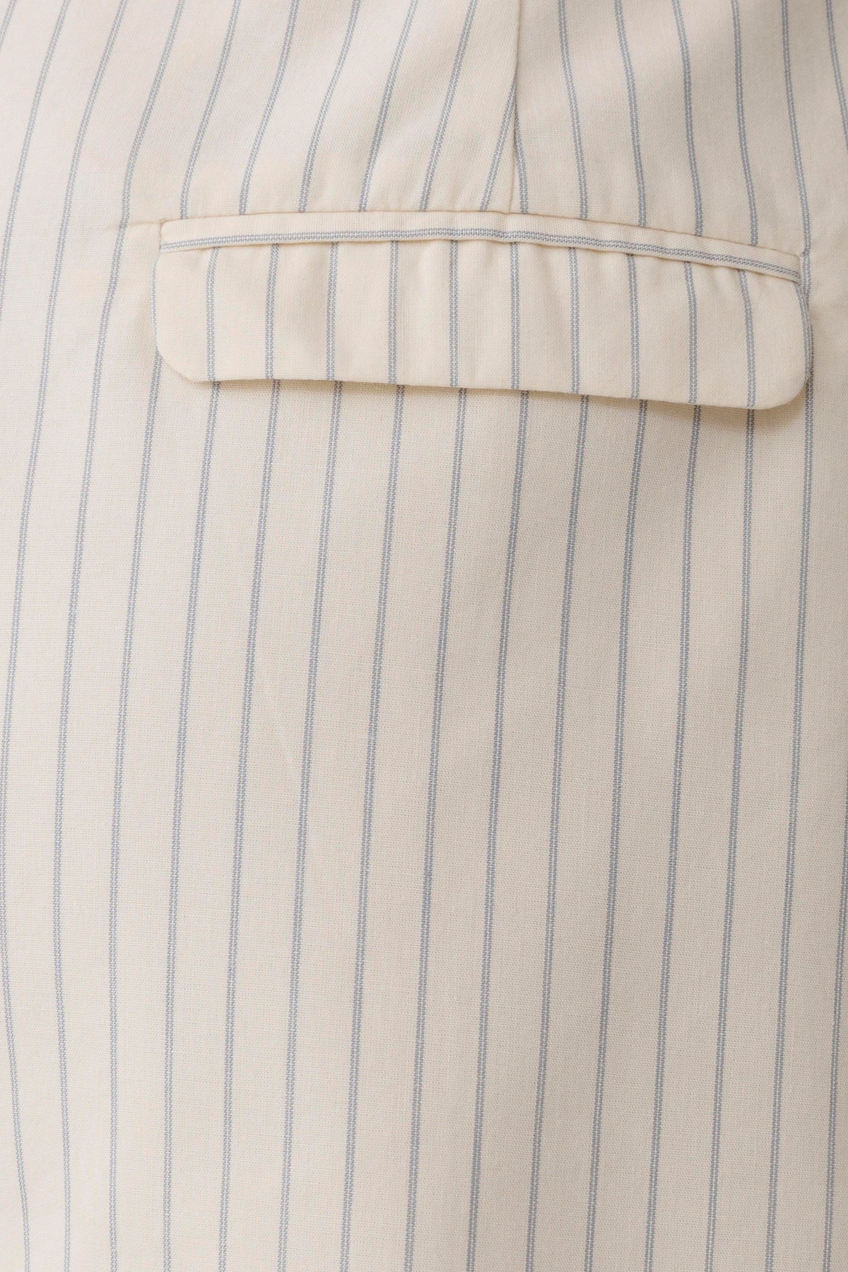 Alina Pintuck Cotton Shorts Stripe