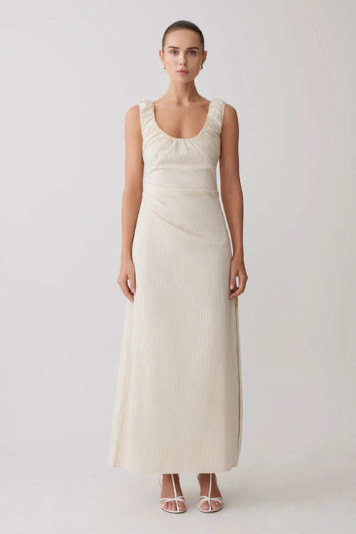 Anisa Scoop Neck Maxi Dress Stripe