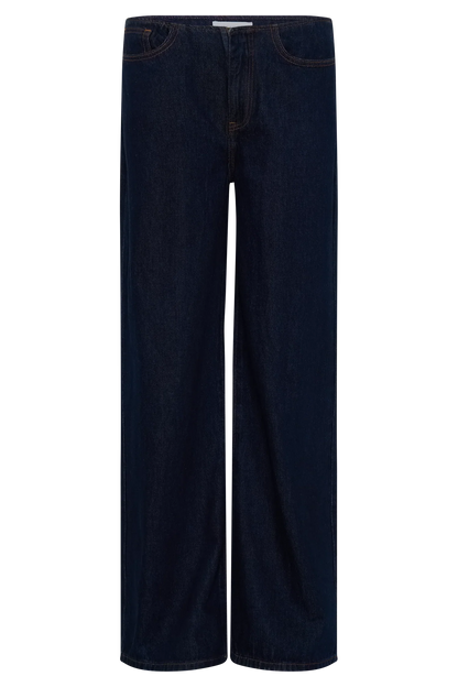 Caitlin Mid Rise Denim Jeans Indigo Blue