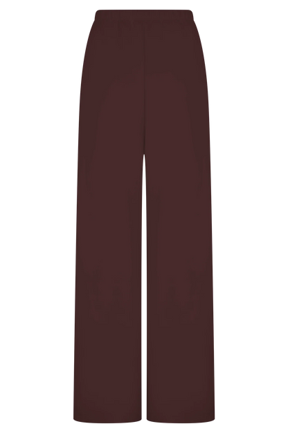 August Straight Leg Jogger Chocolate