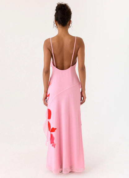 Ayesha Maxi Dress Pink Petal