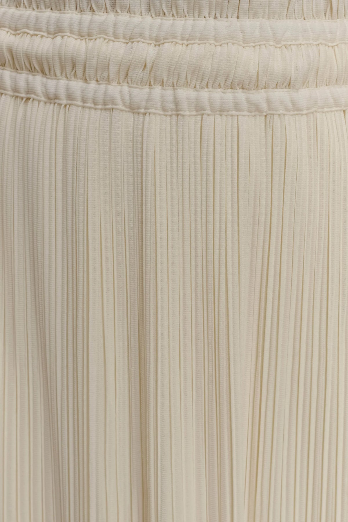 Amaris Gathered Plisse Maxi Skirt Lemon