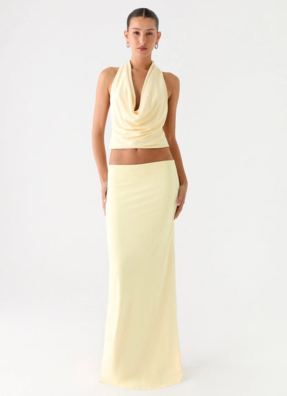 Ashi Maxi Skirt Yellow