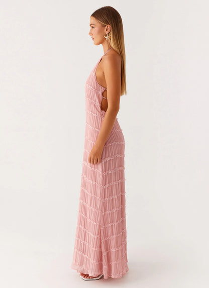 Aullie Maxi Dress Pink