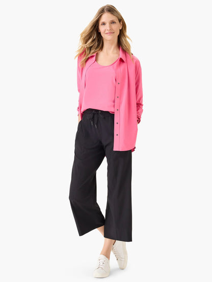 Tech Stretch Wide Leg Crop Pant