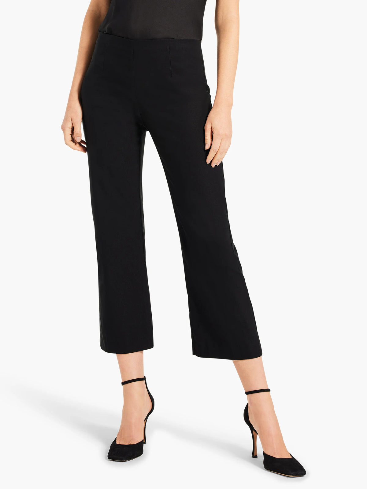 Polished Wonderstretch Wide-Leg Crop Pant