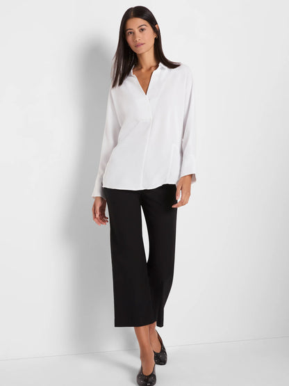 Polished Wonderstretch Wide-Leg Crop Pant