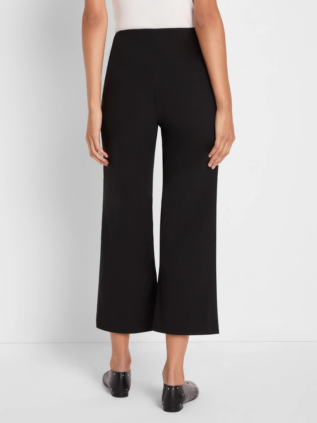 Polished Wonderstretch Wide-Leg Crop Pant