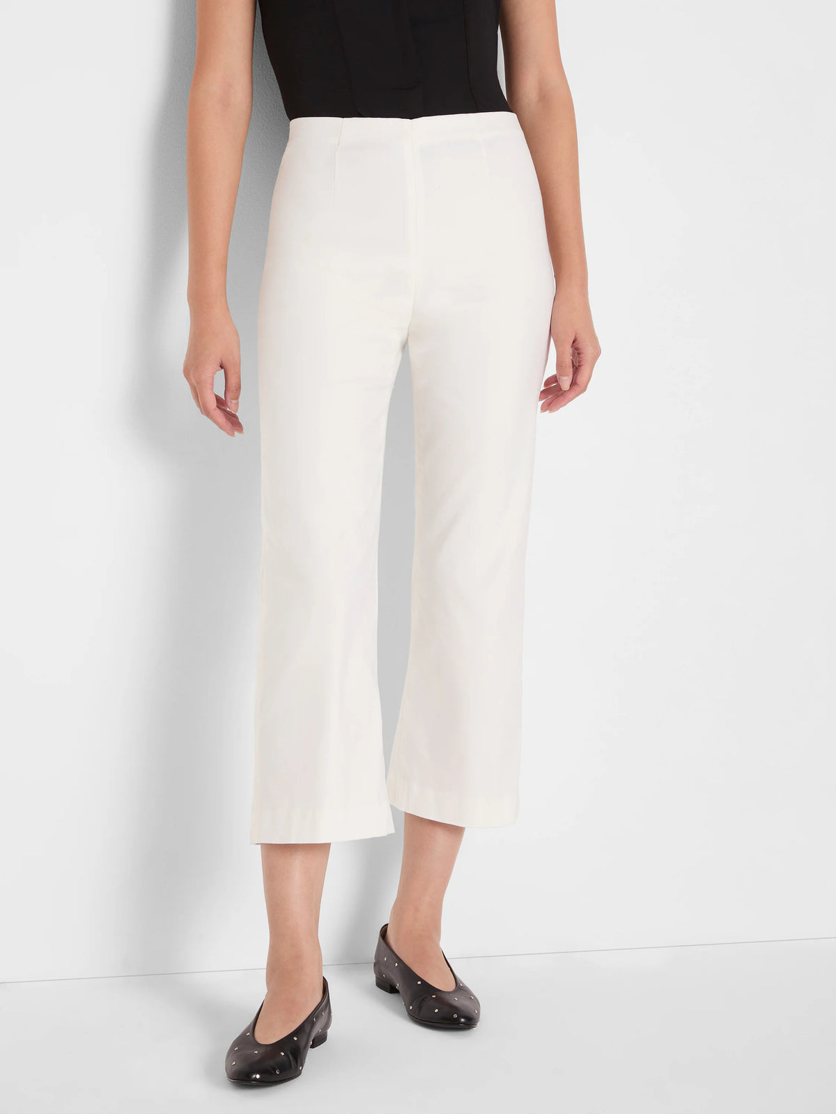 Polished Wonderstretch Wide-Leg Crop Pant