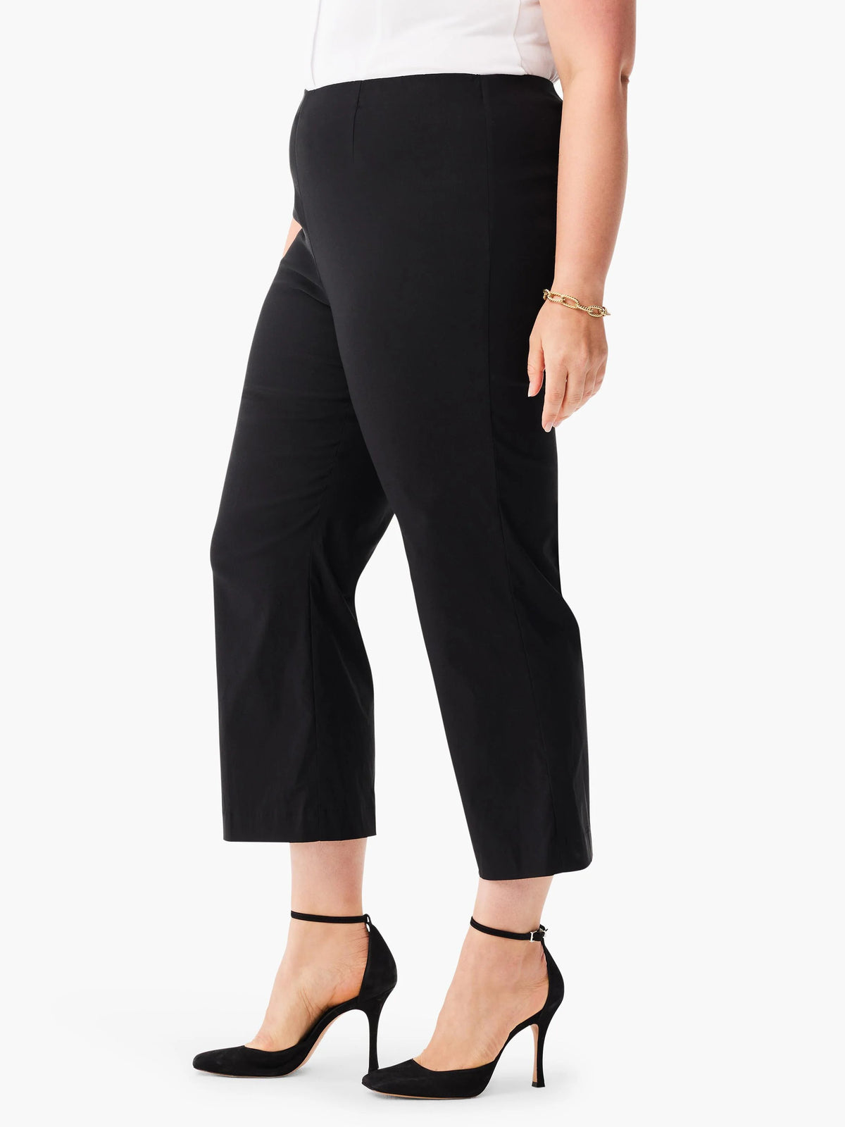 Polished Wonderstretch Wide-Leg Crop Pant