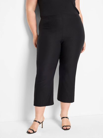 Polished Wonderstretch Wide-Leg Crop Pant