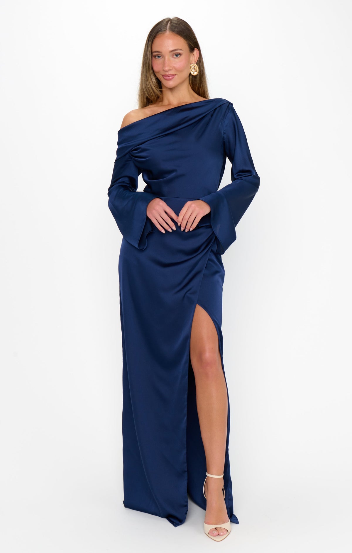 Jamie Maxi Dress ~ Midnight Navy Luxe Satin