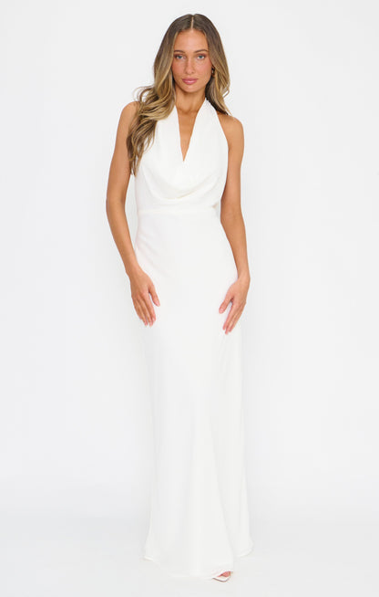 Simone Maxi Dress ~ Wedding Cake Chiffon