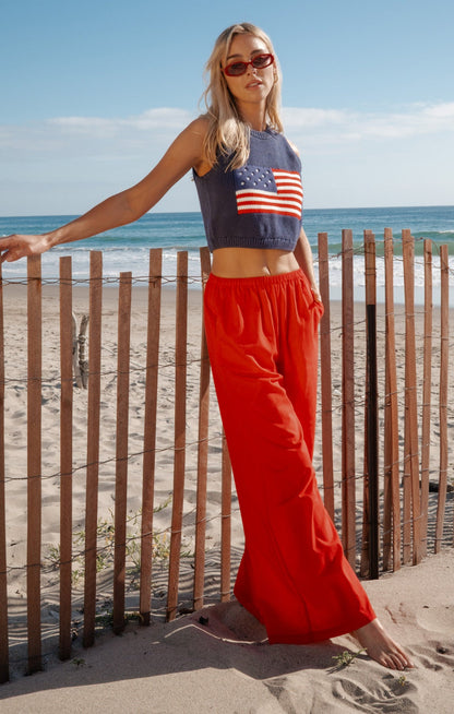 Easygoing Pants ~ Sundried Tomato Linen