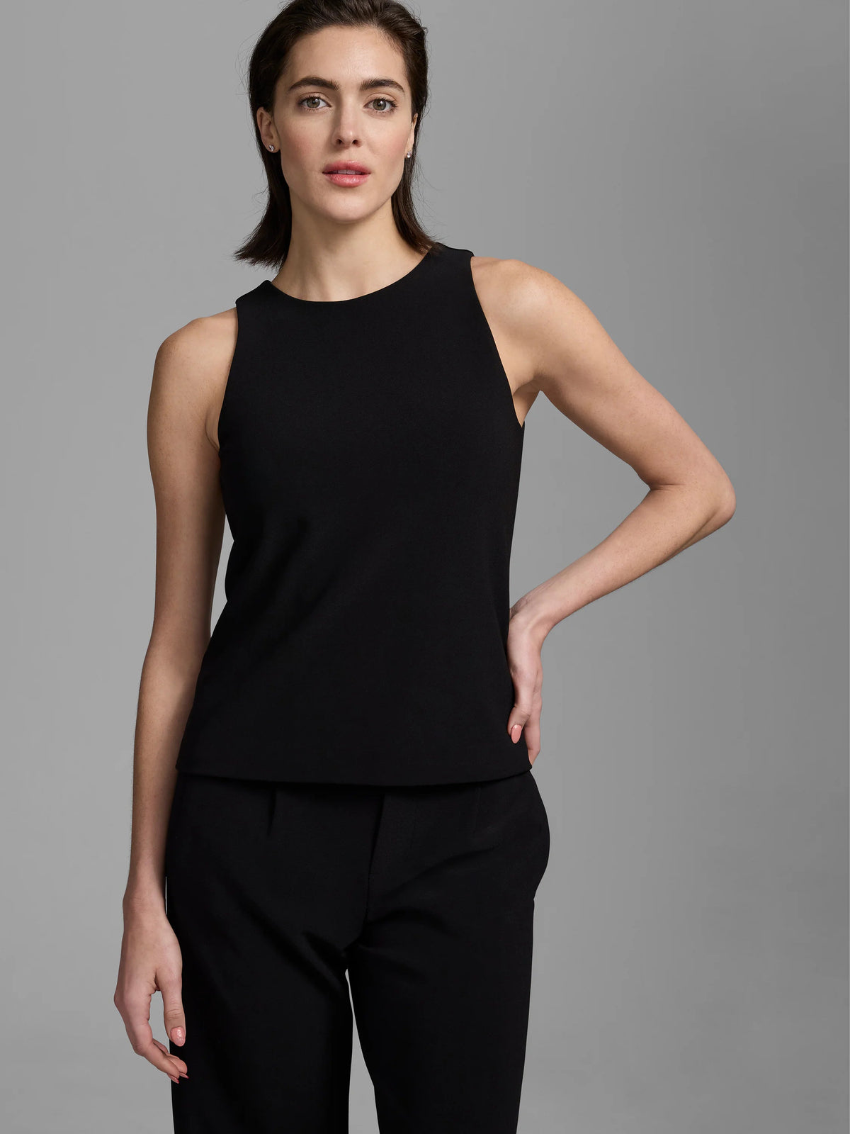 Gold Label Knit Scuba High Neck Tank