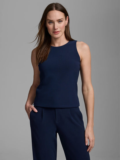 Gold Label Knit Scuba High Neck Tank