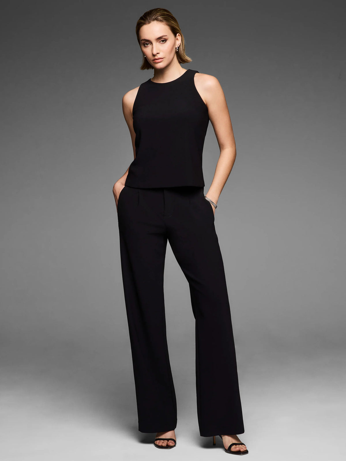 Gold Label Knit Scuba High Neck Tank