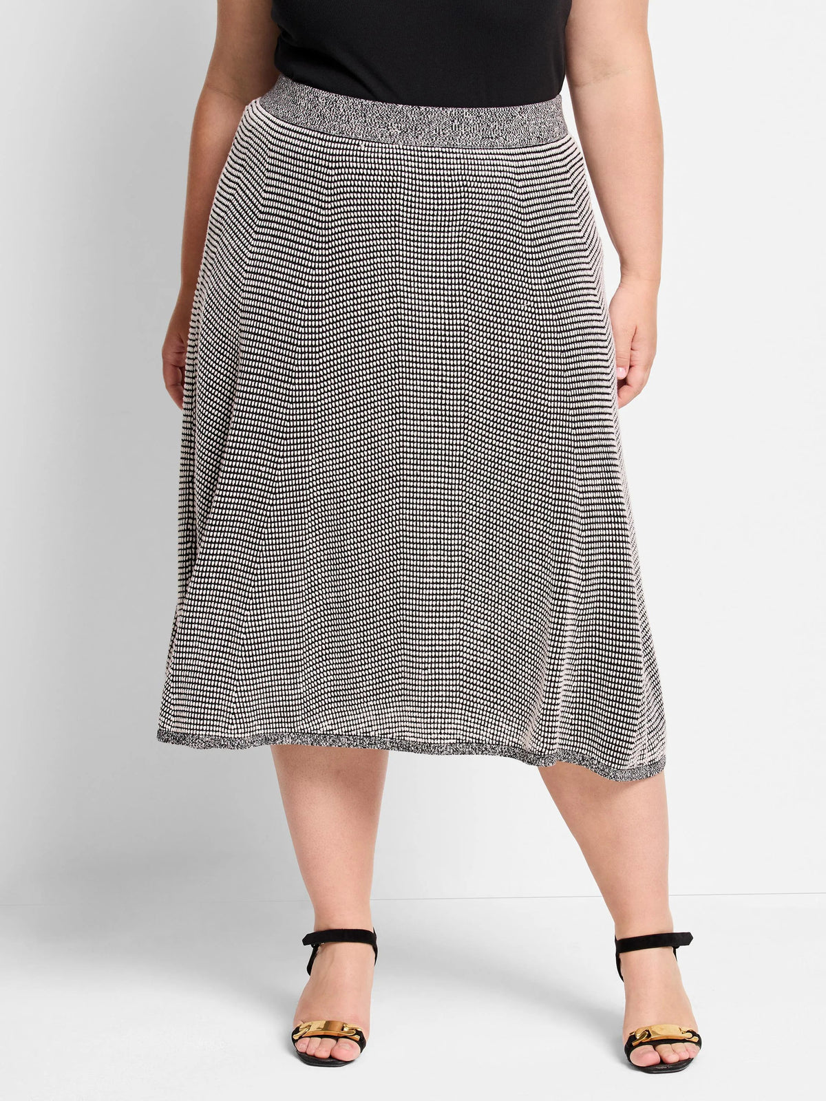 Pixel Knit Skirt