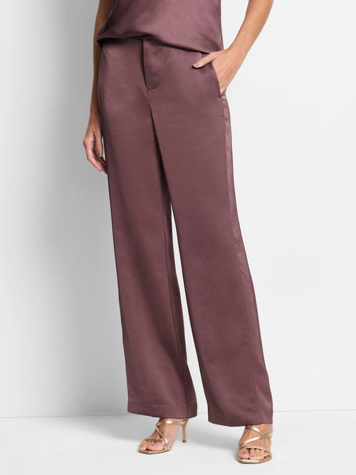Luxe Satin Wide Leg Pant