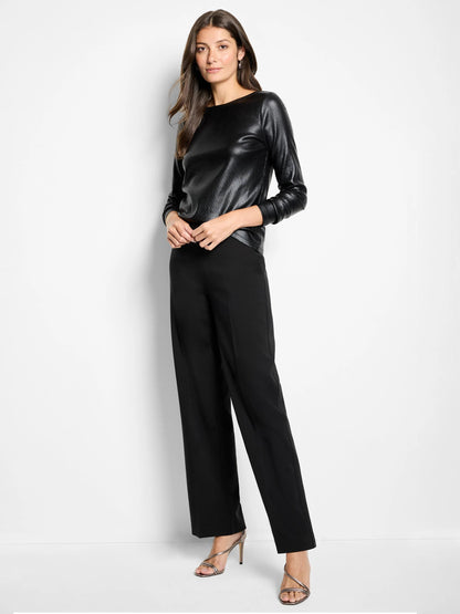 Lenox Wide Leg Sleek Stretch Pant