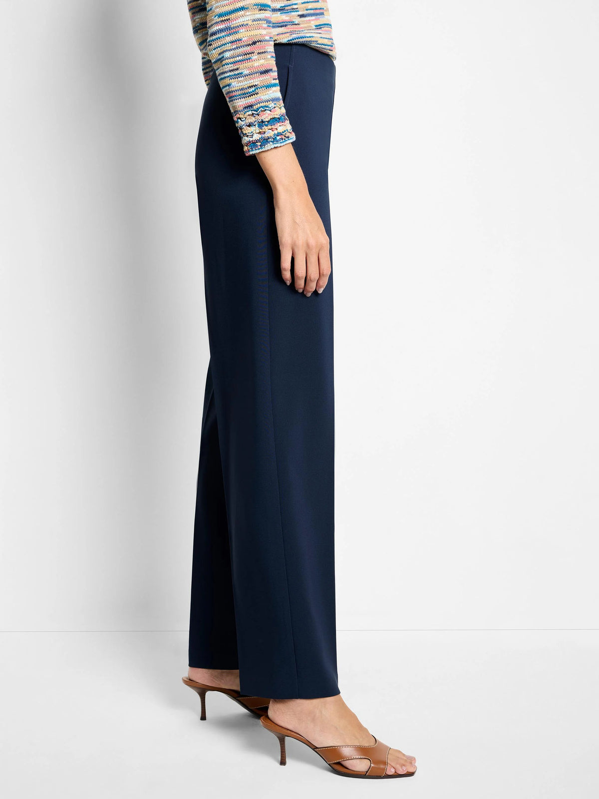 Lenox Wide Leg Sleek Stretch Pant