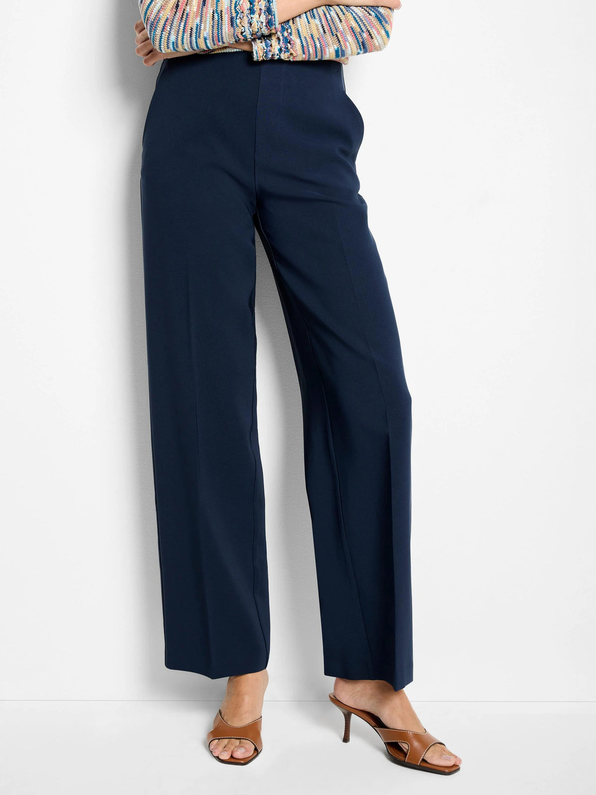 Lenox Wide Leg Sleek Stretch Pant