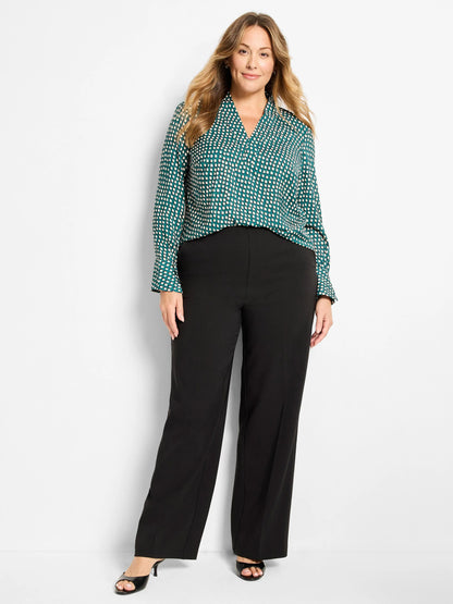 Lenox Wide Leg Sleek Stretch Pant