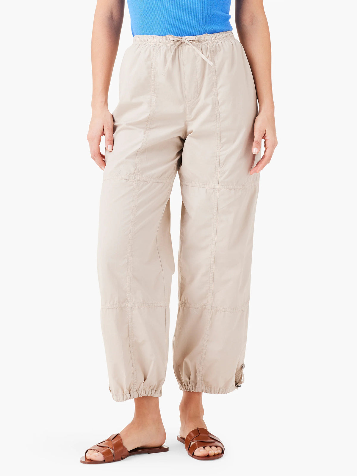 Poplin Parachute Ankle Pant