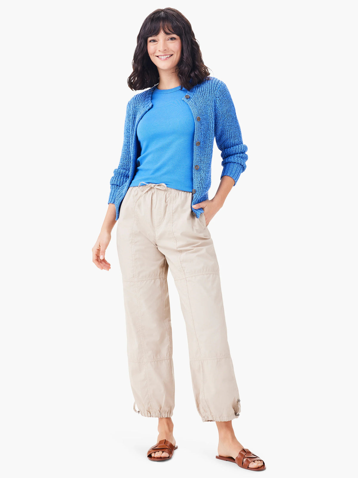 Poplin Parachute Ankle Pant