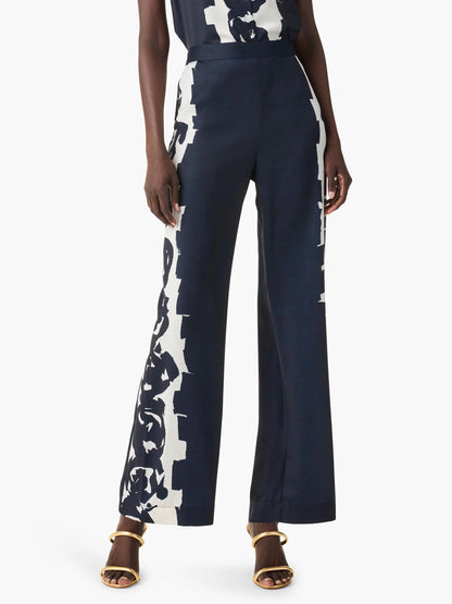 Rose Bloom Wide Leg Pant
