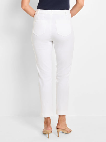 Cotton Bi-Stretch Copley Crop Straight Pant