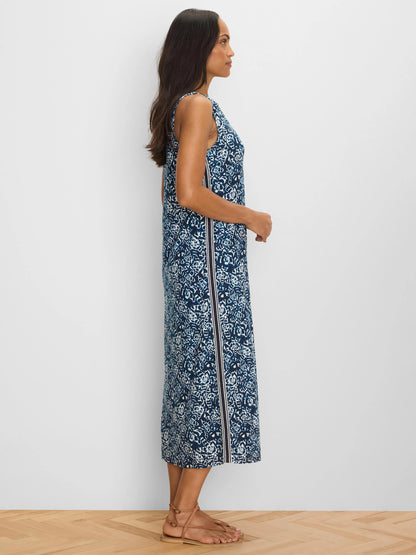 Shibori Lilies Cora Dress