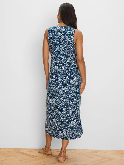 Shibori Lilies Cora Dress