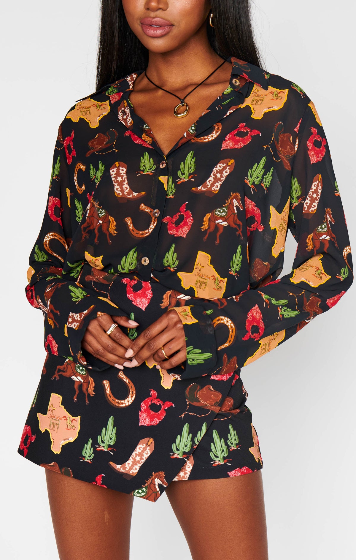 Smith Button Down ~ Texas Hold Em