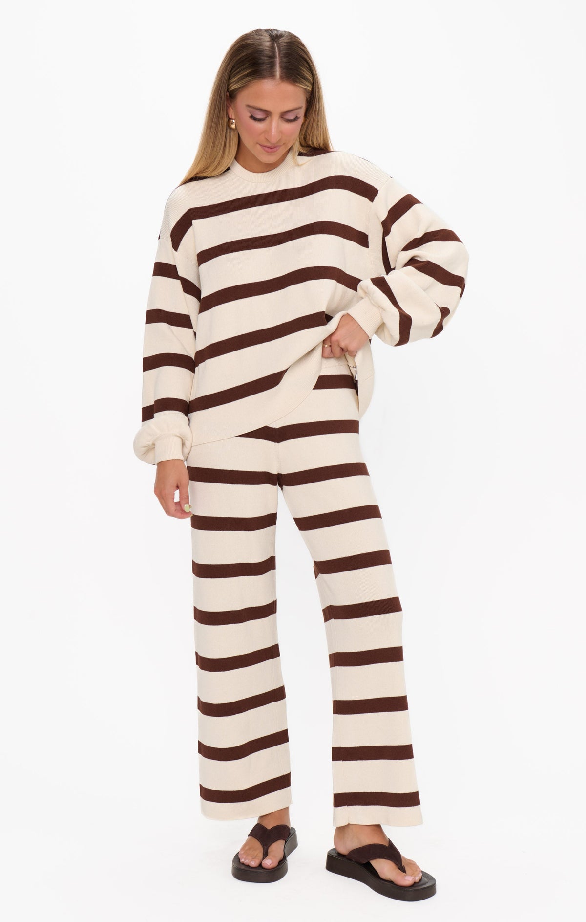 Samson Pants ~ Driftwood Stripe