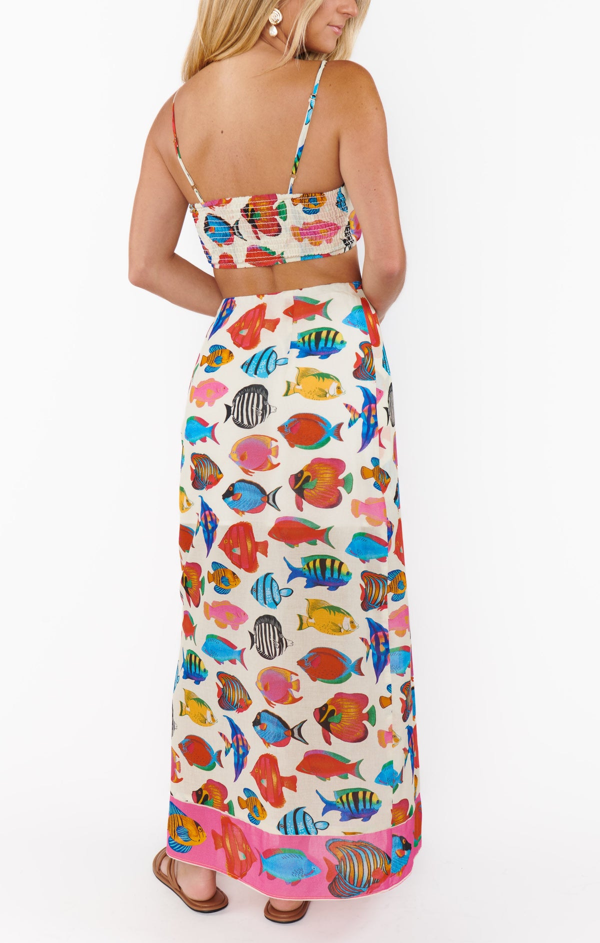 Tia Wrap Skirt ~ Rainbow Reef