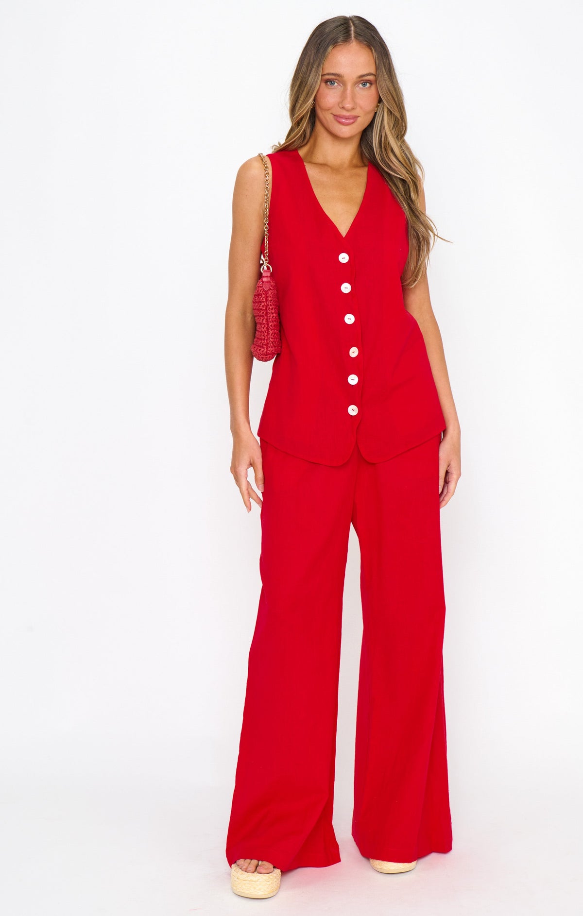 Easygoing Pants ~ Sundried Tomato Linen