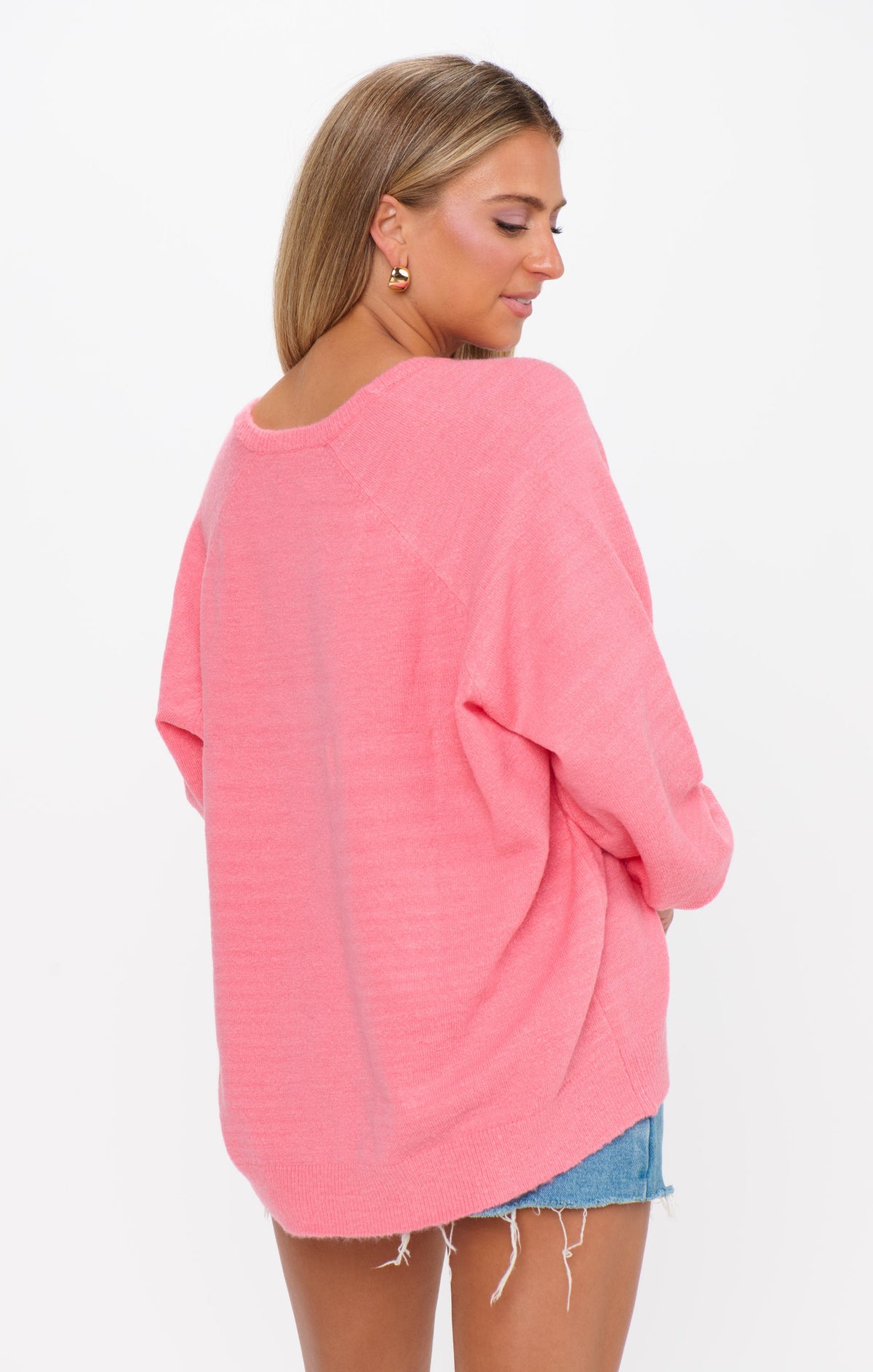Anything Goes Sweater ~ Coral Knit