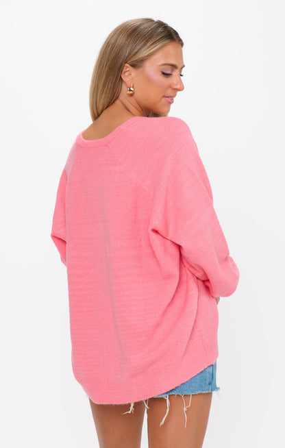 Anything Goes Sweater ~ Coral Knit