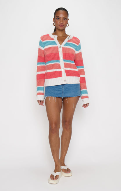 Camden Cardigan ~ Cabana Stripe Knit