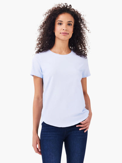 NZT Short Sleeve Shirt Tail Crew Tee