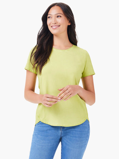 NZT Short Sleeve Shirt Tail Crew Tee