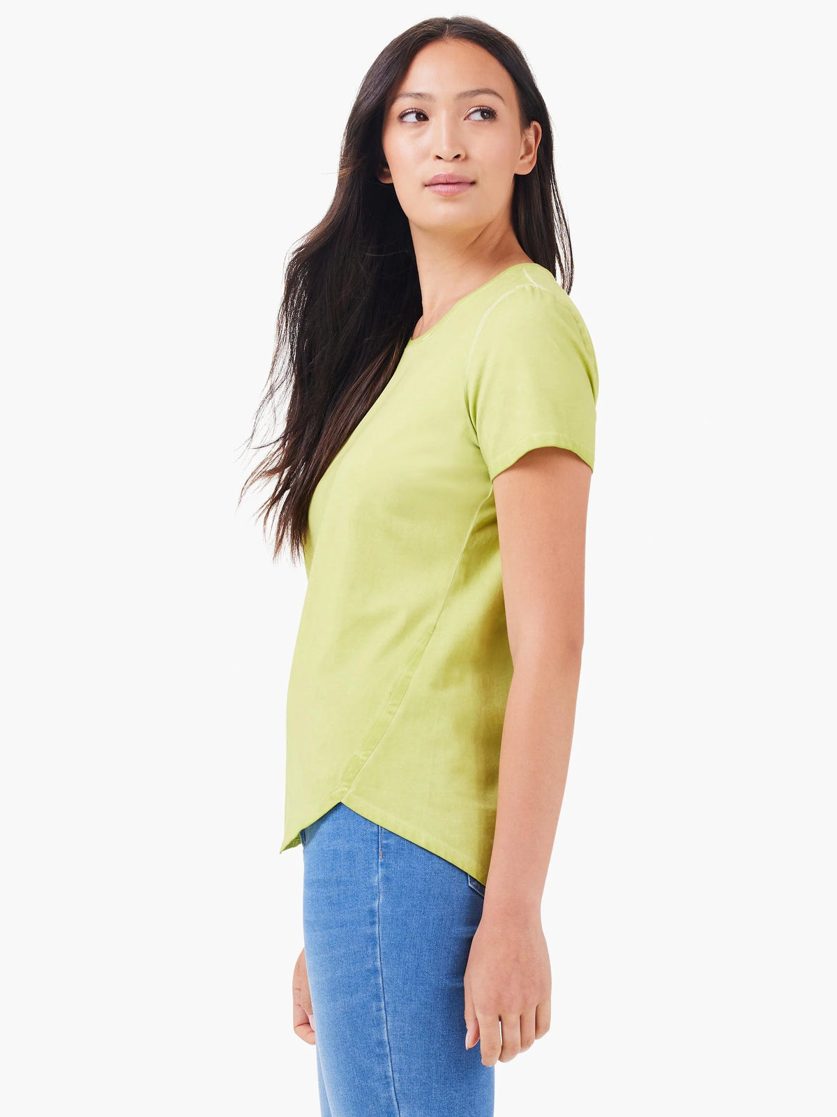 NZT Short Sleeve Shirt Tail Crew Tee