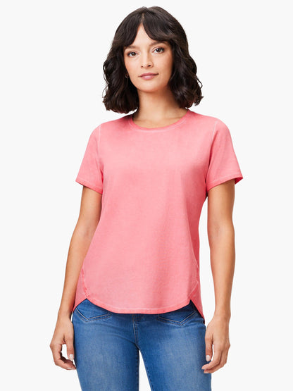 NZT Short Sleeve Shirt Tail Crew Tee