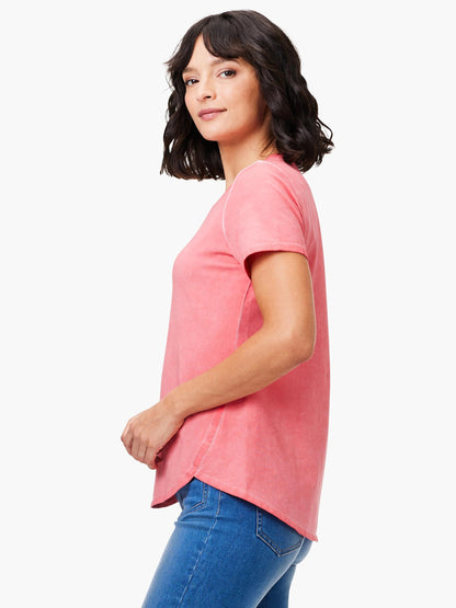 NZT Short Sleeve Shirt Tail Crew Tee