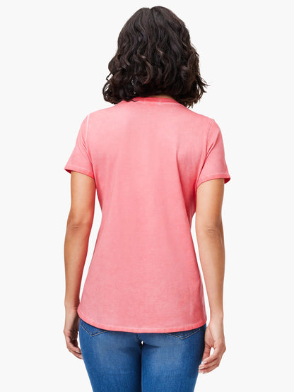 NZT Short Sleeve Shirt Tail Crew Tee