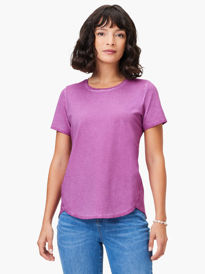 NZT Short Sleeve Shirt Tail Crew Tee